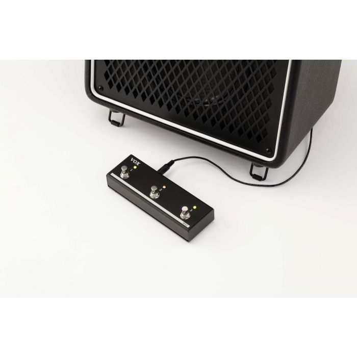 Footswitch view of the Vox VMG-50 SET Mini Go Series 50 Watt Set Includes Vfs3 Footwitch