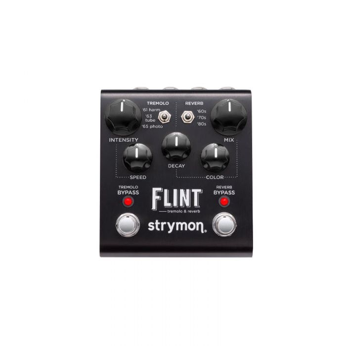 Strymon Flint Tremolo and Reverb Pedal with Black Knobs