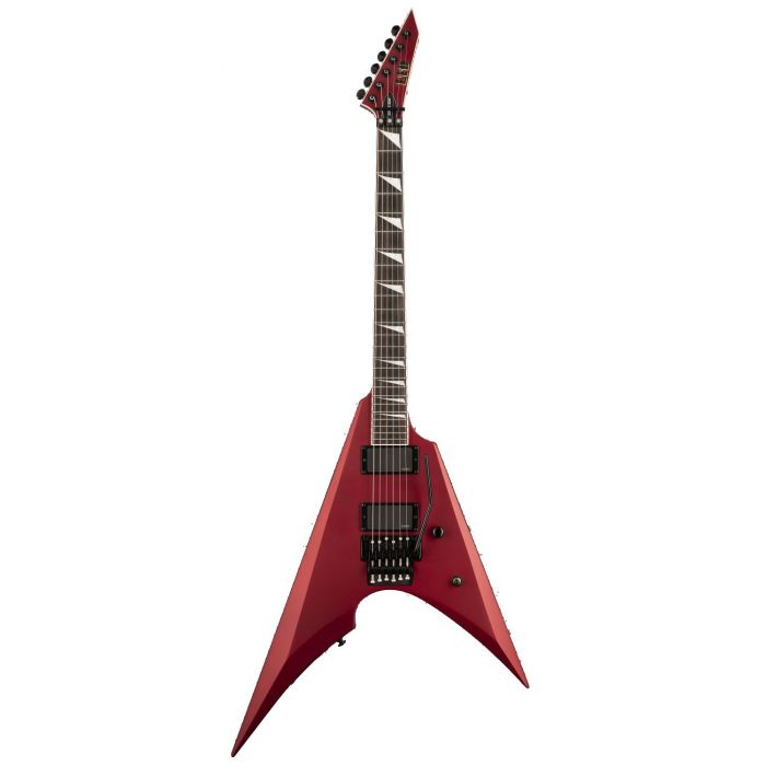 ESP LTD ARROW-1000 Electric Guitar, Candy Apple Red Satin front view