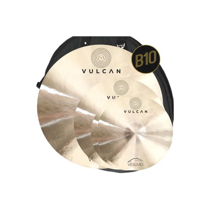 Vulcan Vesuvio B10  Cymbal Pack, Plus Bag