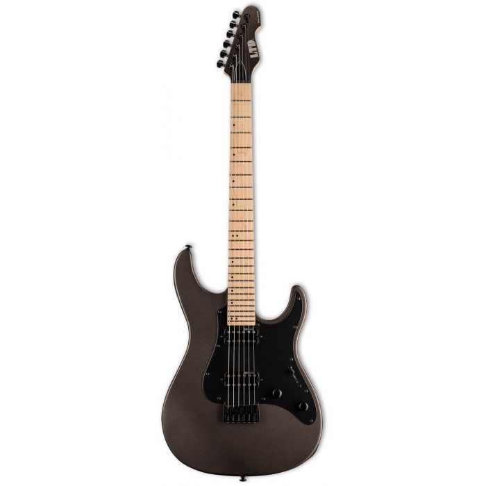 ESP LTD SN-200HT Electric Guitar, Charcoal Metallic Satin front view