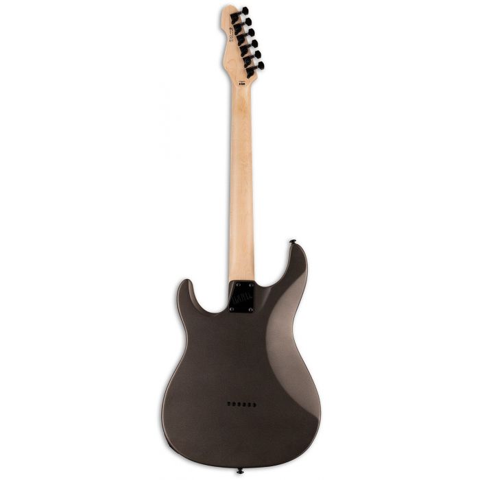 Rear view of an ESP LTD SN-200HT Electric Guitar, Charcoal Metallic Satin