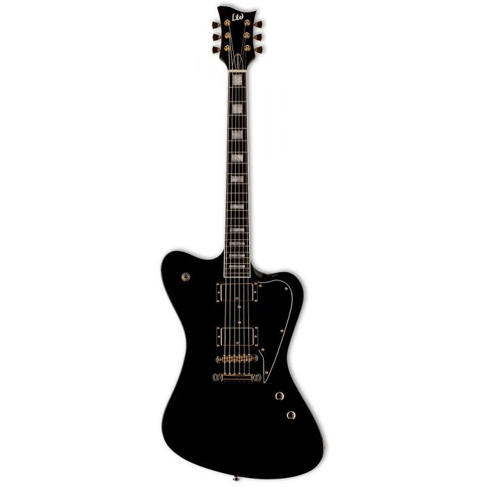 ESP LTD Sparrowhawk Bill Kelliher Signature Guitar, Black front view