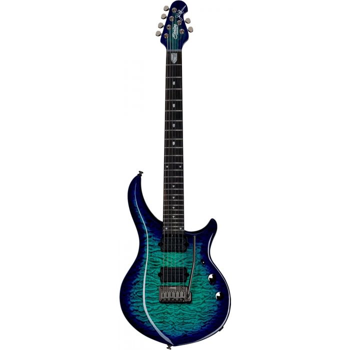 Sterling by Music Man Majesty X Dimarzio, Cerulean Paradise front view
