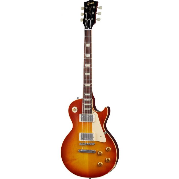 Gibson 1958 Les Paul Std Ultra Light Aged, Washed Cherry Sunburst front view