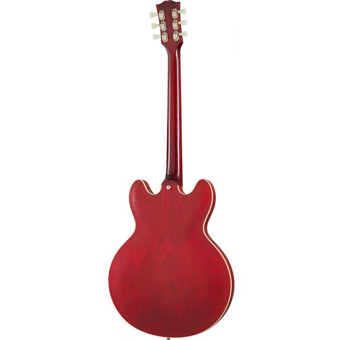 Rear view of a Gibson 1964 ES-335 Reissue VOS Electric Guitar, 60s Cherry