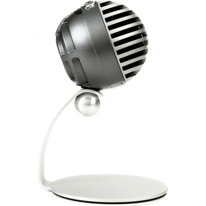 Side view of the Shure MOTIV MV5-DIG Cardioid Condenser Digital Microphone