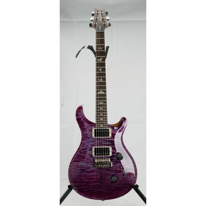 Full frontal view of a PRS Custom 24 Electric Guitar Pattern Thin, Violet