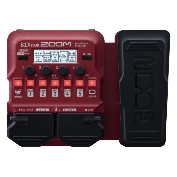 Overview of the Zoom B1X FOUR Bass Multi-Effects Pedal