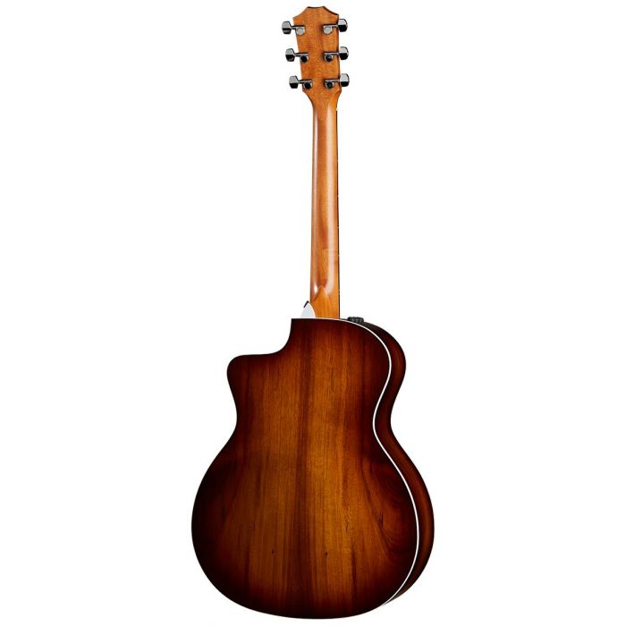 Rear view of a Taylor 214ce-K SB Electro Acoustic Guitar, Shaded Edgeburst