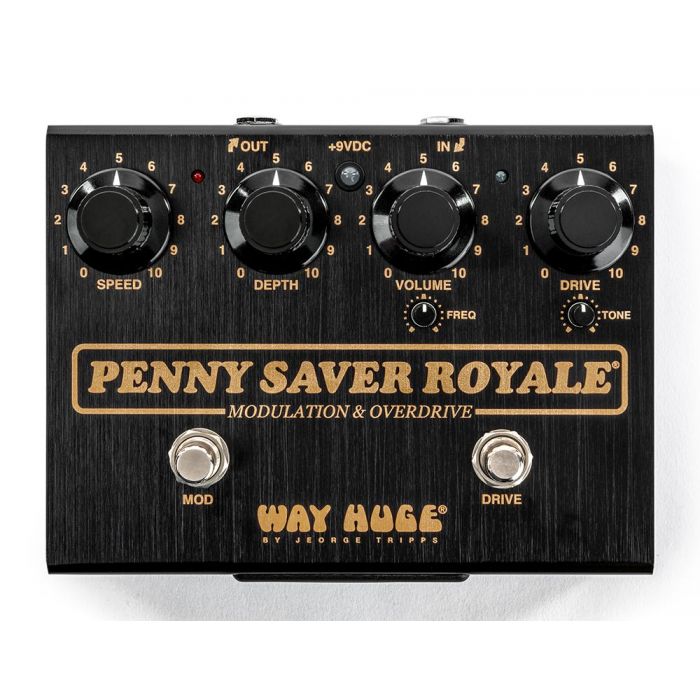 Way Huge Pennysaver Royale Overdrive And Modulation top down view