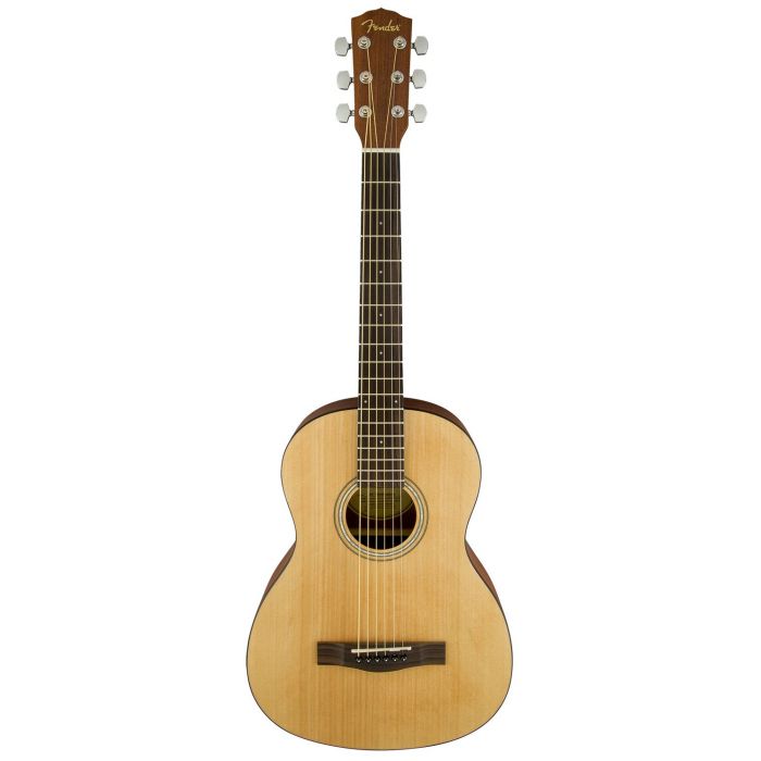 Fender FA-15 Three-Quarter Scale Acoustic Guitar, Natural front view