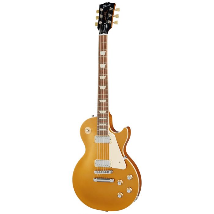 Gibson Les Paul 70s Deluxe Electric Guitar, Goldtop front view