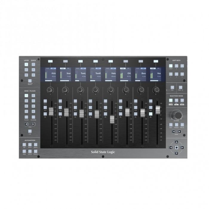 Overview of the Solid State Logic UF8 Advanced DAW Controller