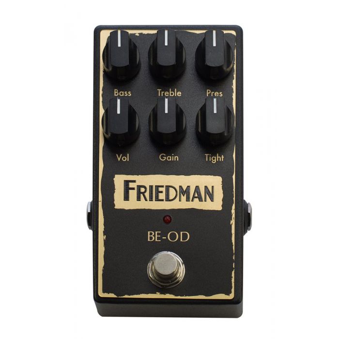 Friedman BE-OD Overdrive Pedal top-down view