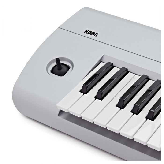 Close up of the toggle on the Korg I3 Portable Arranger Workstation Silver
