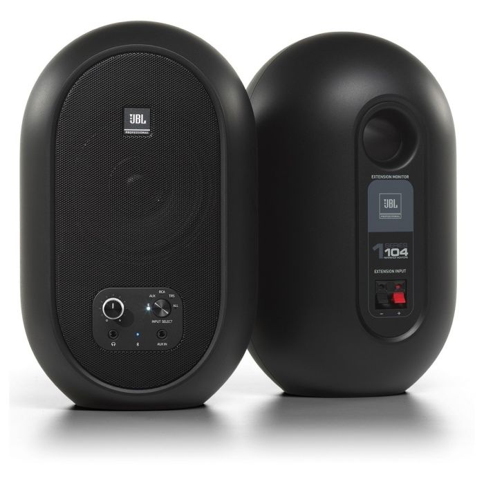 Back view of the JBL 104-BT Bluetooth Reference Monitors Pair