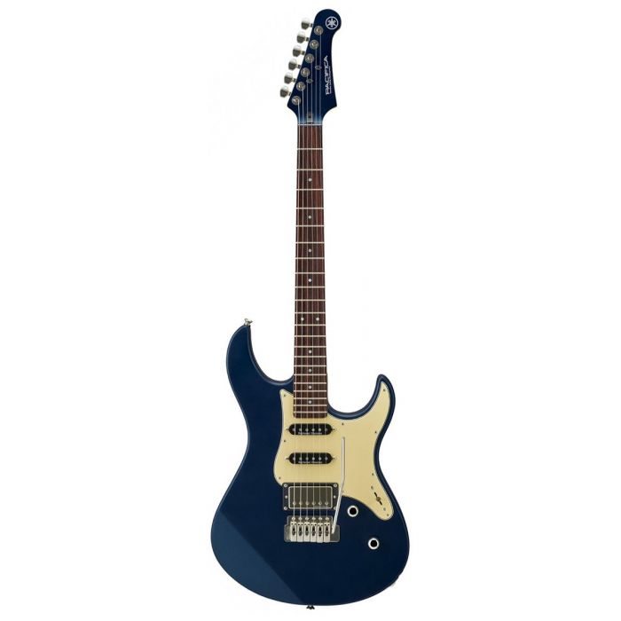 Yamaha Pacifica 612 VIIFMX Guitar, Matte Silk Blue Satin front view