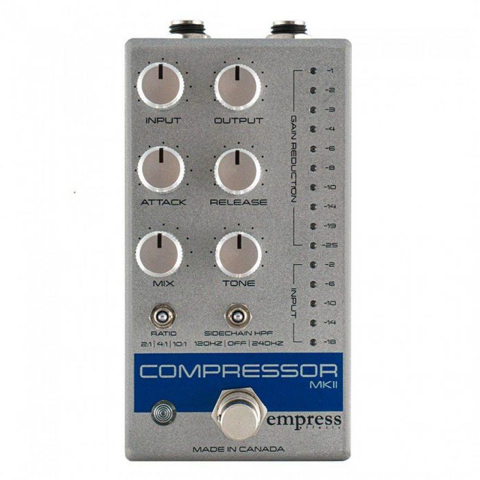 Overview of the Empress Effects Compressor 2 Silver