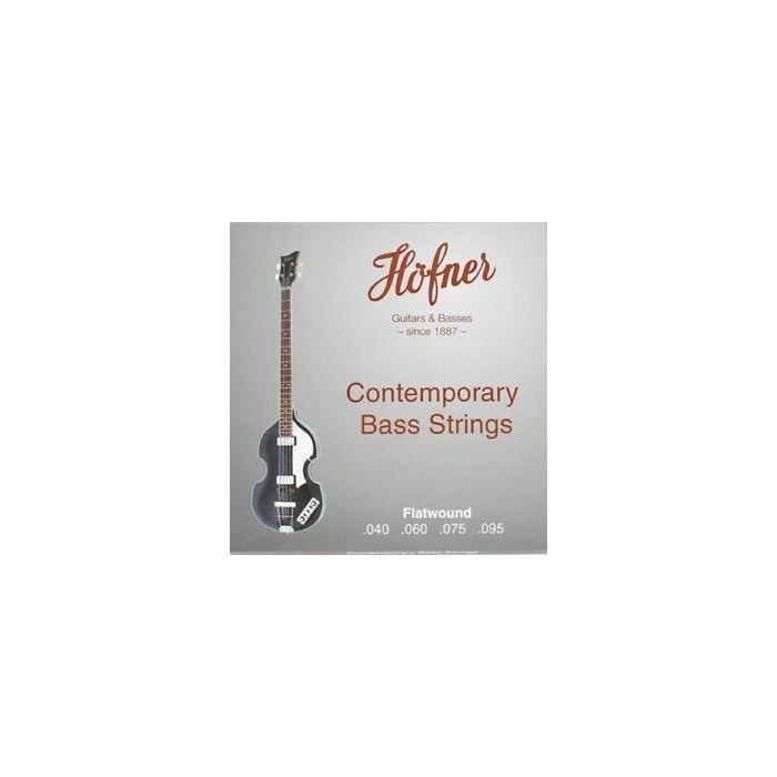 Overview of the Hofner HCT1133B Flatwound Bass Strings 0.40-0.95