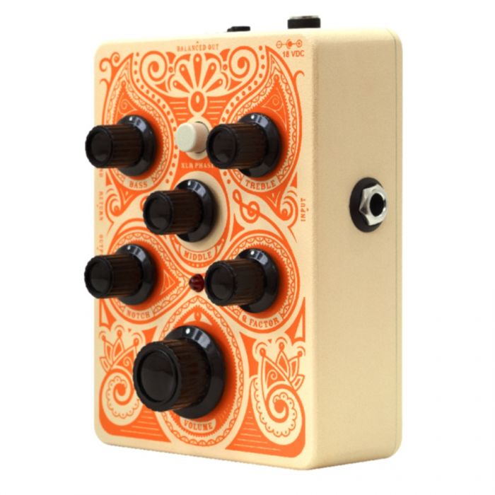Orange Acoustic Pedal Angled View