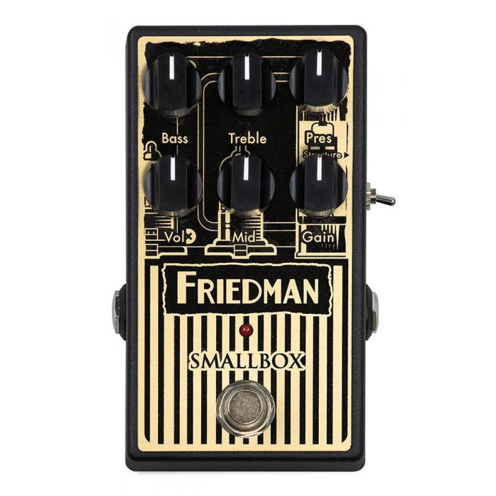 Friedman Small Box Overdrive Pedal top-down view