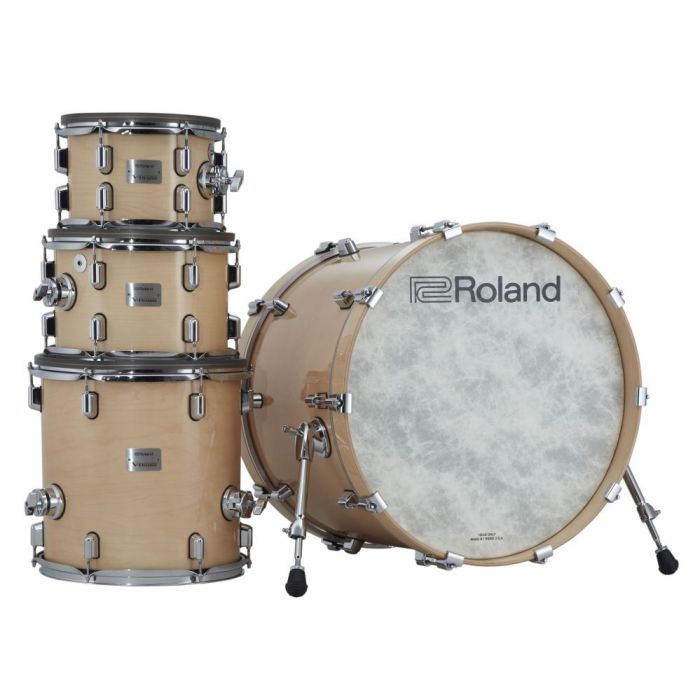 Shells from a Roland V-Drums Acoustic Design Kit, Gloss Natural