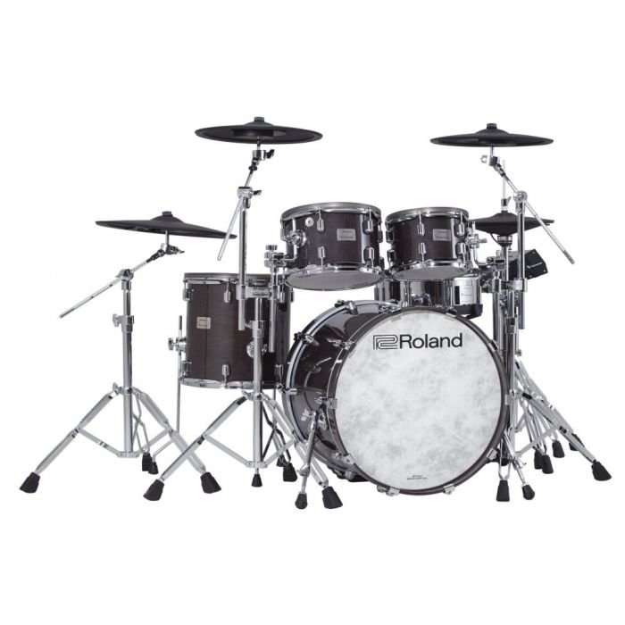 Roland V-Drums Acoustic Design Kit, Gloss Ebony full view