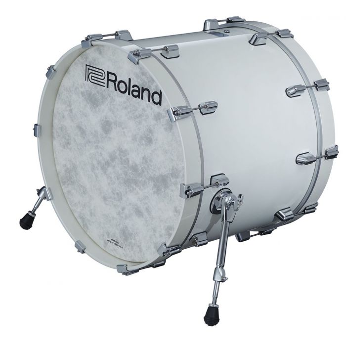 Roland VAD 22 Kick Drum Pad in Pearl White Front View