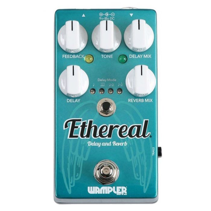 Wampler Ethereal Dual Delay And Reverb Pedal top-down view