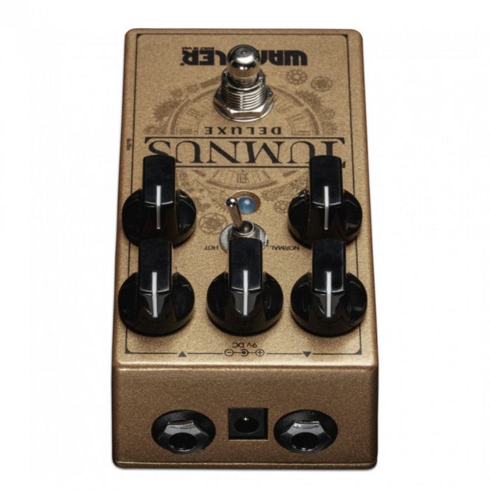 <Top-panel on a Wampler Tumnus Deluxe Overdrive Pedal