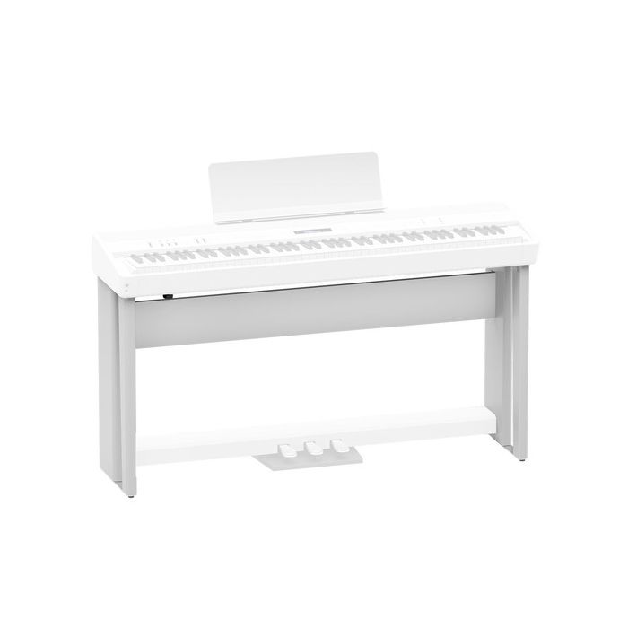 Overview of the Roland KSC-90 Piano Stand, White