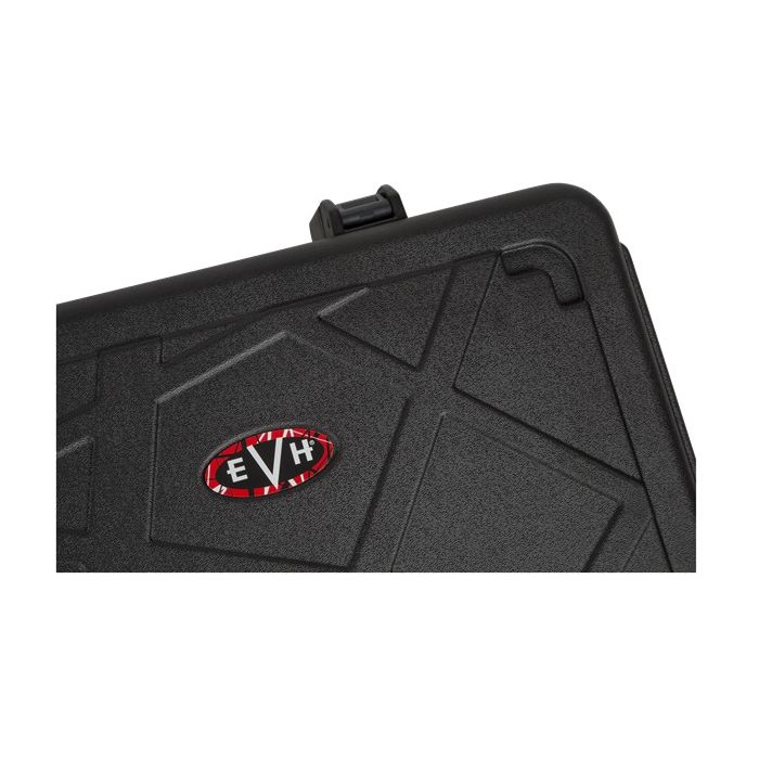 EVH Stripe Series Electric Guitar Case, Black Badge Detail