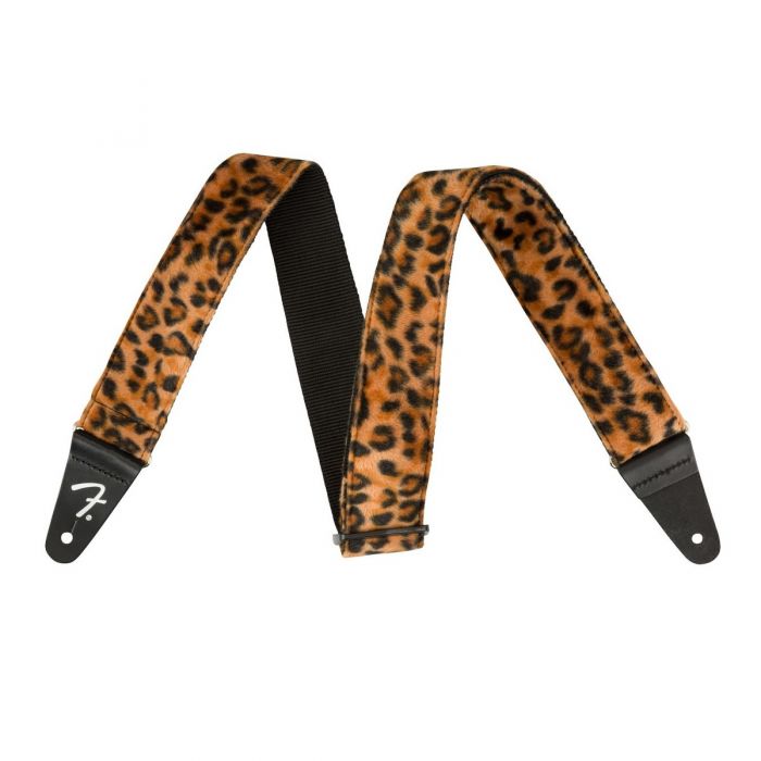 Overview of the Fender 2 inch Guitar Strap, Wild Leopard