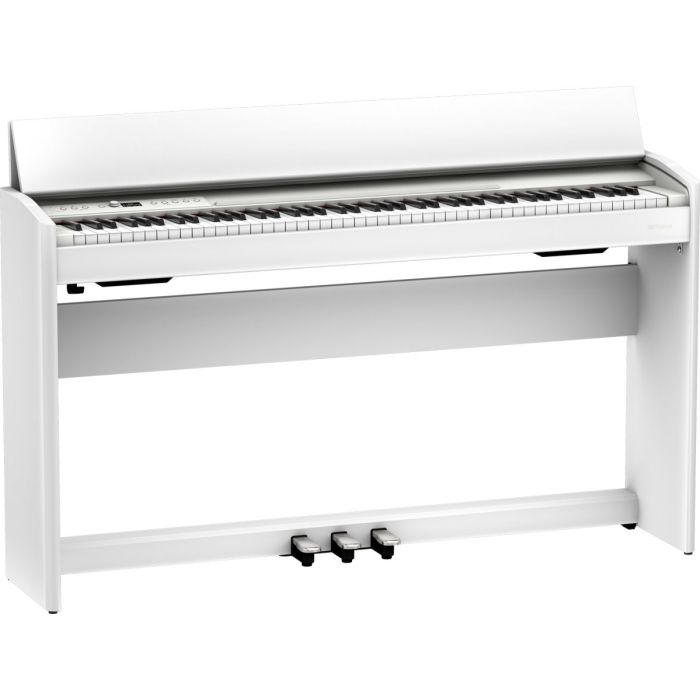 Roland F701 Digital Piano White Front