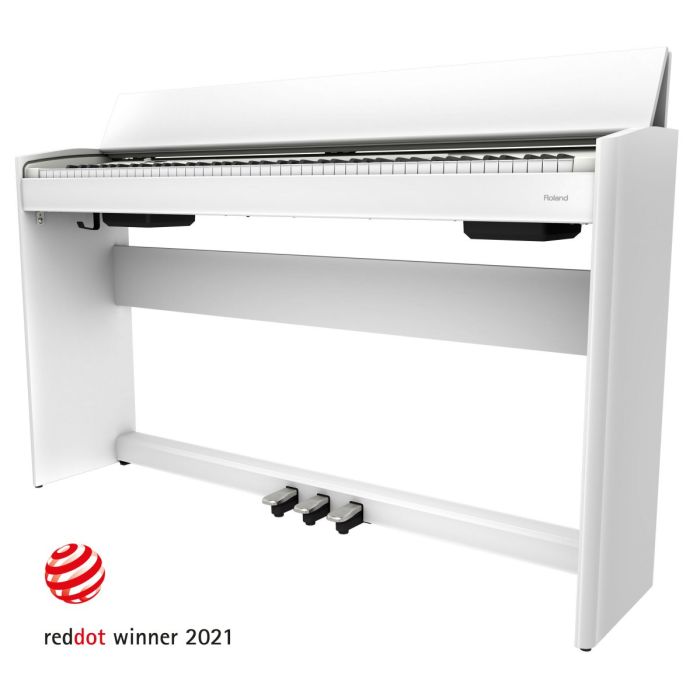 Roland F701 Digital Piano White Red Dot