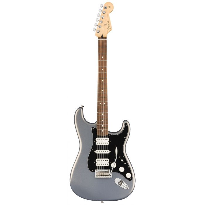 Fender Player Stratocaster HSH PF, Silver front view