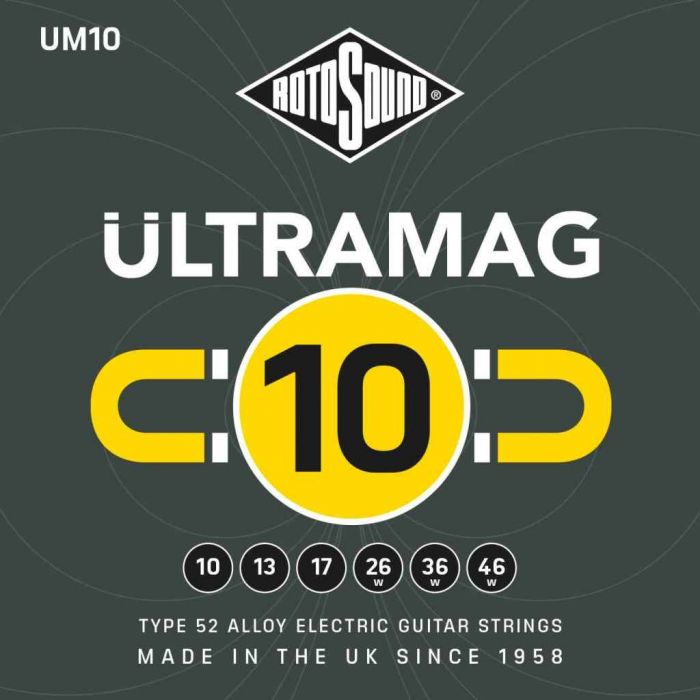 Rotosound Ultramag Regular 10-46 Electric Guitar Strings