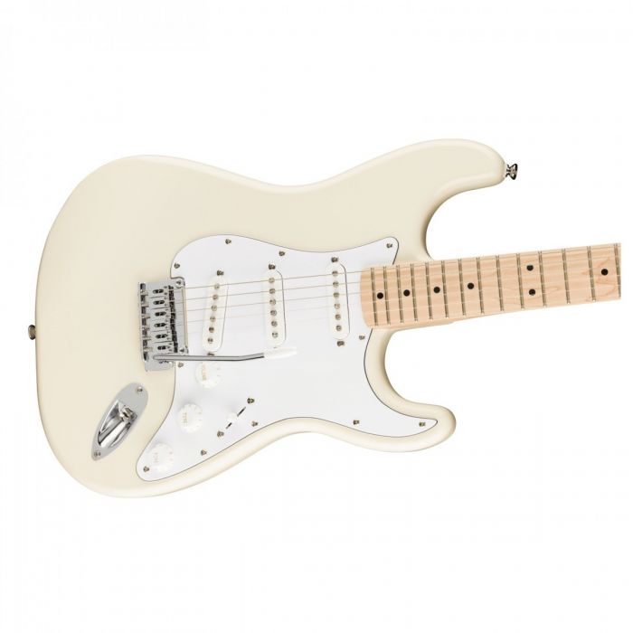 Squier Affinity Stratocaster MN, White PG, Olympic White Body Detail