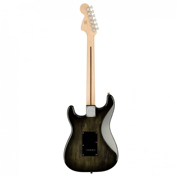 Squier Affinity Stratocaster FMT HSS MN, Black PG, Black Burst Rear View