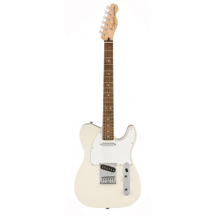 Squier Affinity Telecaster LRL White PG, Olympic White Front View