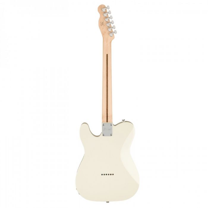 Squier Affinity Telecaster LRL White PG, Olympic White Rear View