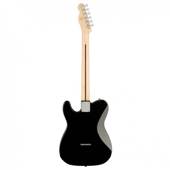 Squier Affinity Telecaster Deluxe MN, Black PG, Black Rear View