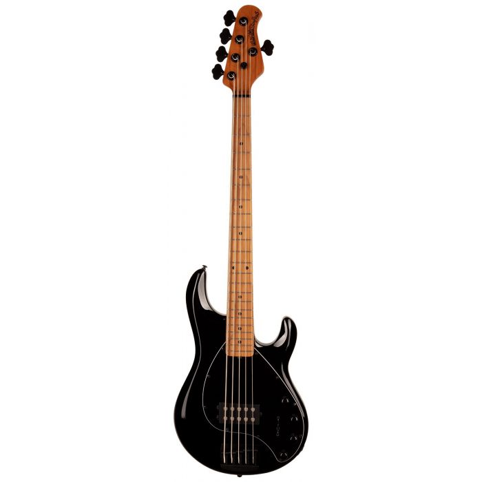 Music Man StingRay5 Special 5-String Bass MN, Black front view