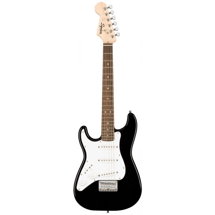 Squier Mini Stratocaster Left-Handed, Black front view