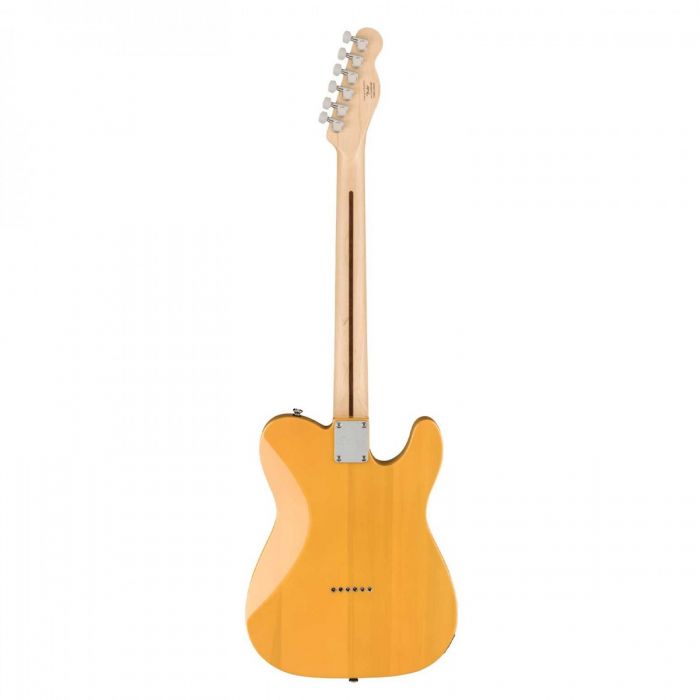 Squier Affinity Telecaster Left-Handed MN, Black PG, Butterscotch Blonde Rear View