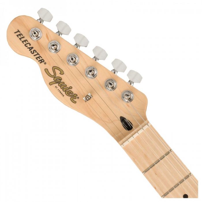 Squier Affinity Telecaster Left-Handed MN, Black PG, Butterscotch Blonde Headstock Front