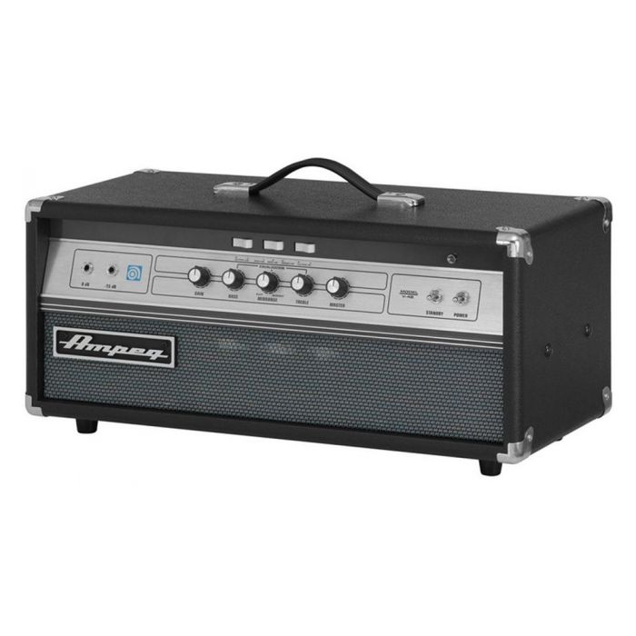 Left-angled view of an Ampeg V4-B All-Valve 100W Bass Head