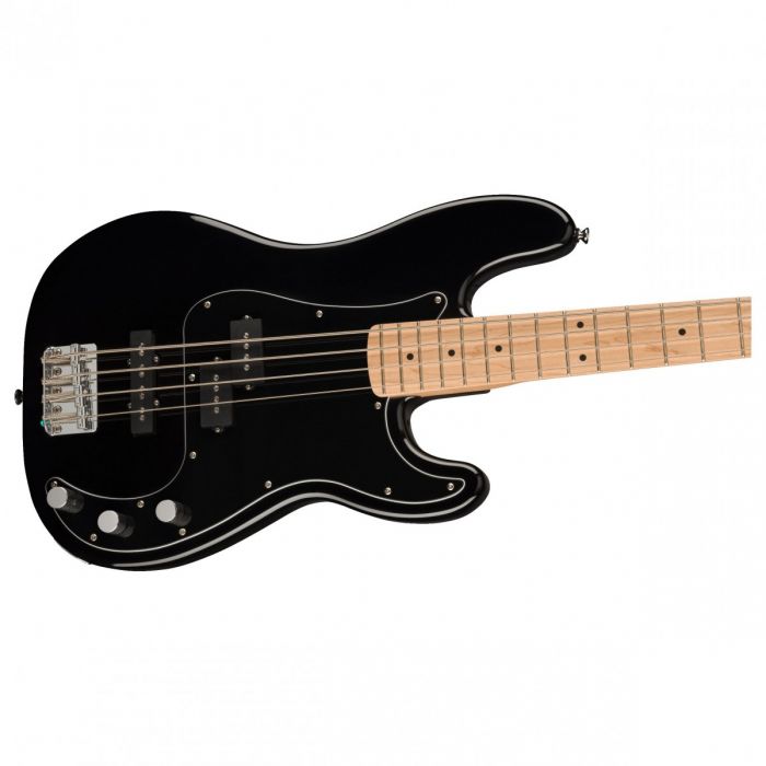 Squier Affinity P Bass PJ, Black Front Body View