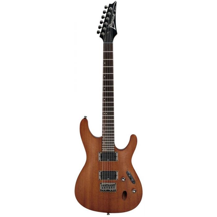 Ibanez S521 Electric Guitar in Mahogany Oil front view